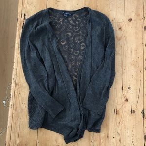 Grey American Eagle cardigan